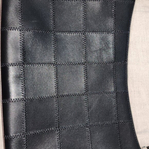 Coach / Coachtopia Alter/Ego Shoulder Bag in Checkerboard Upcrafted Leather - Picture 4 of 7